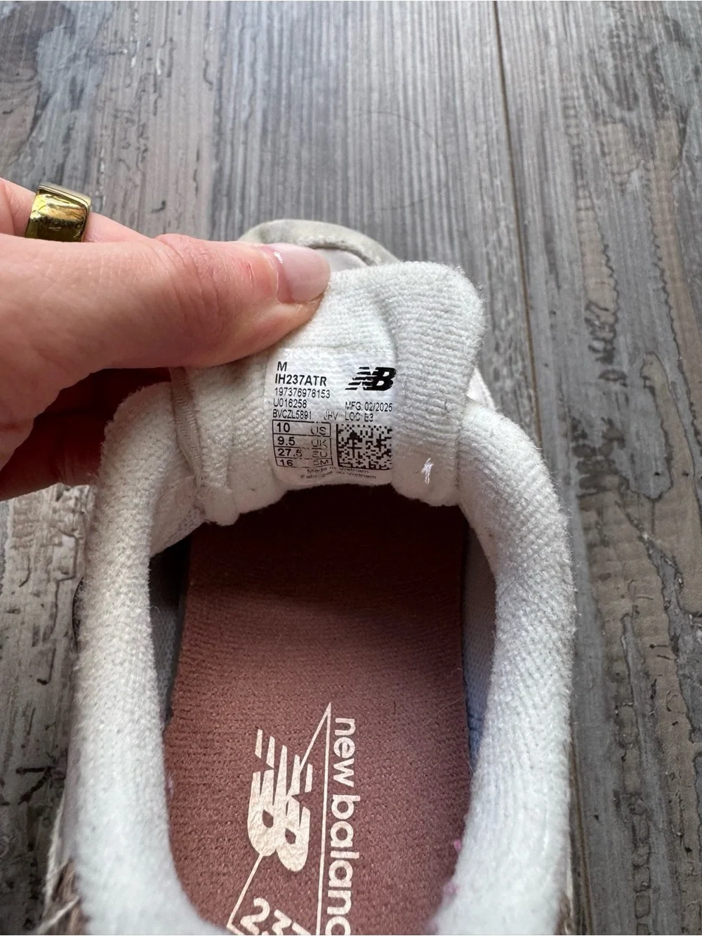 Toddler New Balance 237 Slip On Retro Sneaker Turtledove Size 10